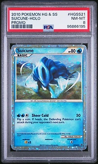 2010 Pokemon Heartgold & Soulsilver Promo Hgss21 Suicune-holo PSA 8