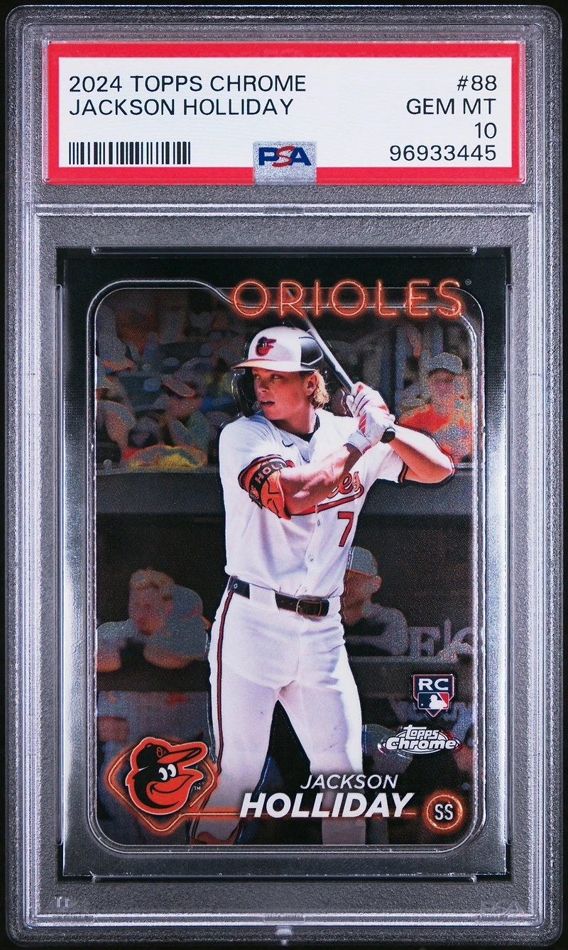 2024 Topps Chrome 88 Jackson Holliday PSA 10