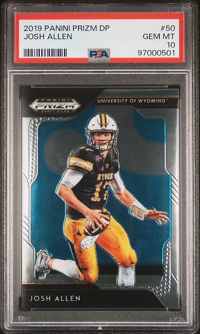 2019 Panini Prizm Draft Picks 50 Josh Allen PSA 10