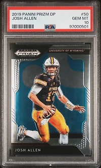 2019 Panini Prizm Draft Picks 50 Josh Allen PSA 10