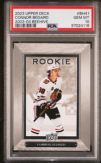 2023 Upper Deck Extended Series 2003-04 Beehive Bh41 Connor Bedard PSA 10