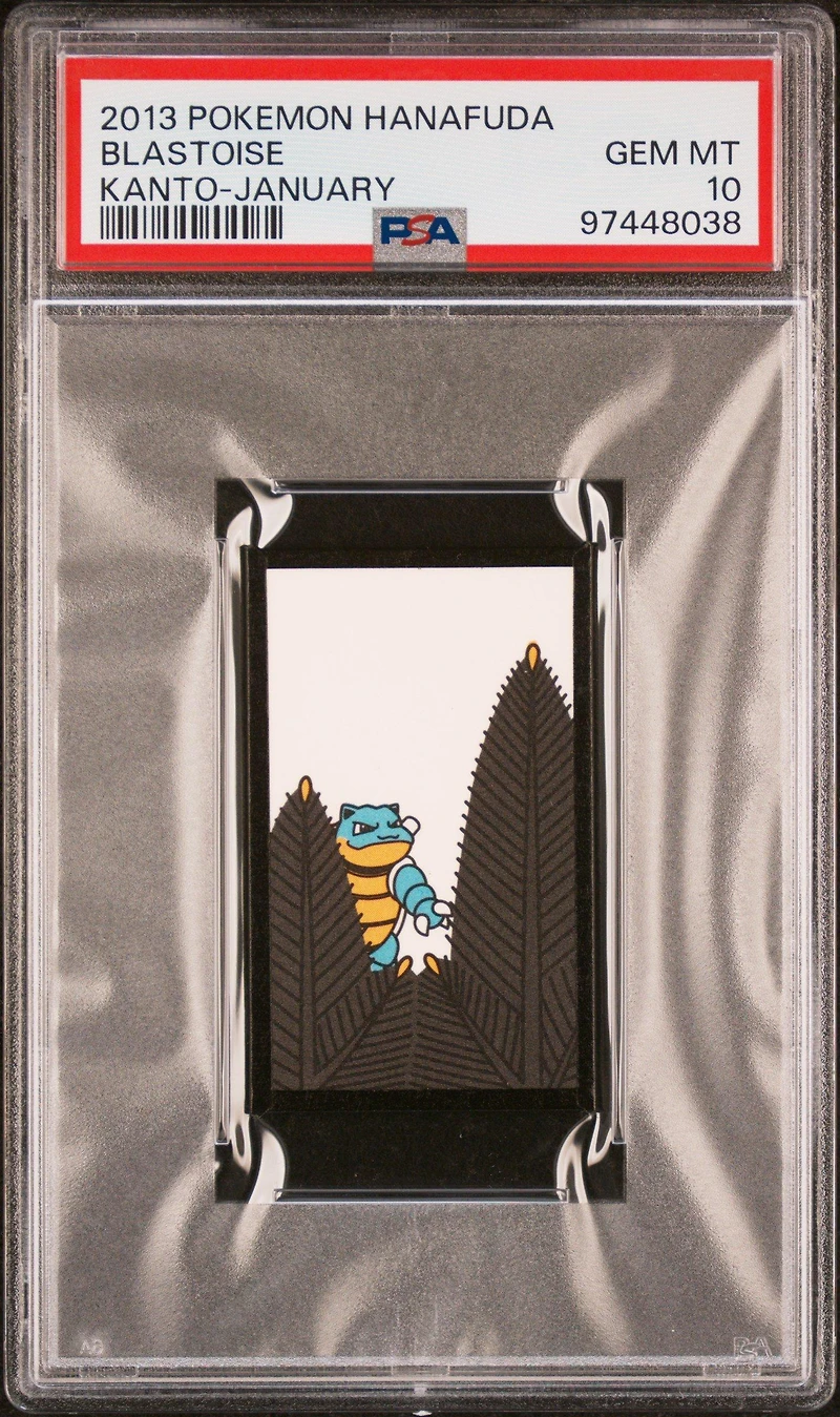 2013 Pokemon Hanafuda Kanto Blastoise January PSA 10
