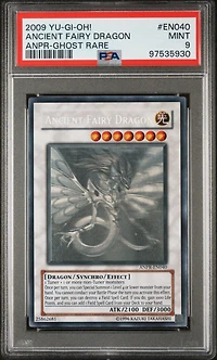 2009 Yu-gi-oh! Anpr-ancient Prophecy En040 Ancient Fairy Dragon Ghost Rare PSA 9