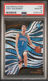 2022 Panini Revolution 148 Chet Holmgren PSA 10