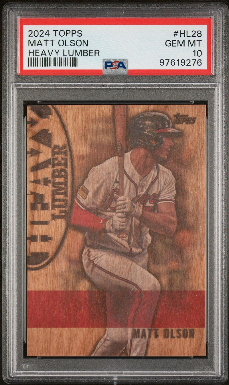 2024 Topps Heavy Lumber Hl28 Matt Olson Series 2 PSA 10