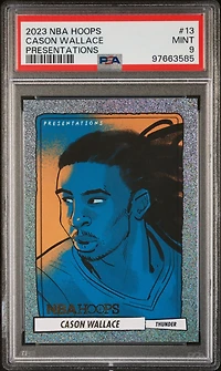 2023 Panini Nba Hoops Presentations 13 Cason Wallace PSA 9