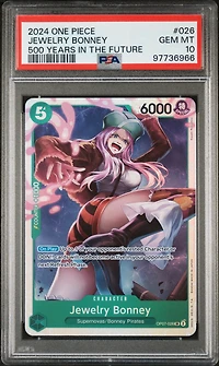 2024 One Piece Op07-500 Years In The Future 026 Jewelry Bonney PSA 10