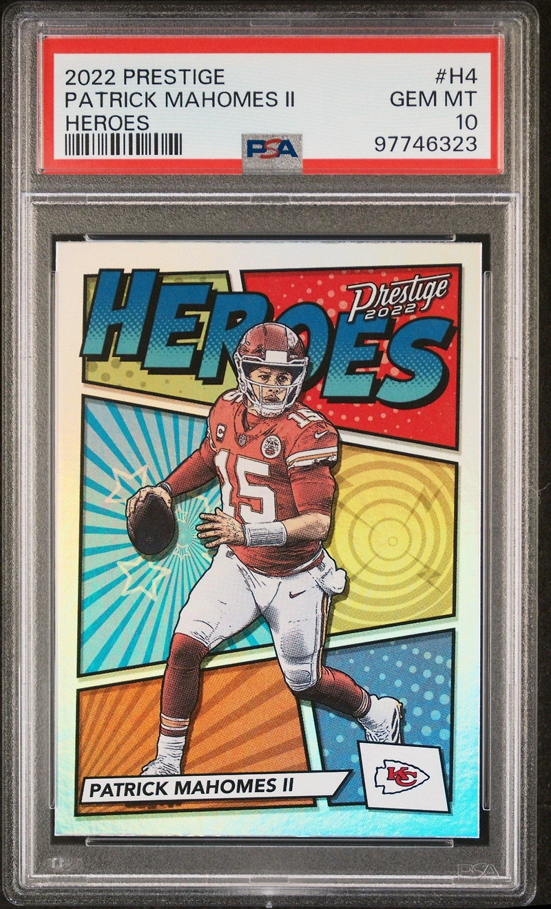 2022 Panini Prestige Heroes H4 Patrick Mahomes Ii PSA 10