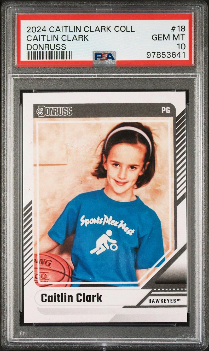 2024 Panini Caitlin Clark Collection Donruss 18 Caitlin Clark PSA 10