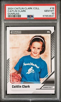 2024 Panini Caitlin Clark Collection Donruss 18 Caitlin Clark PSA 10