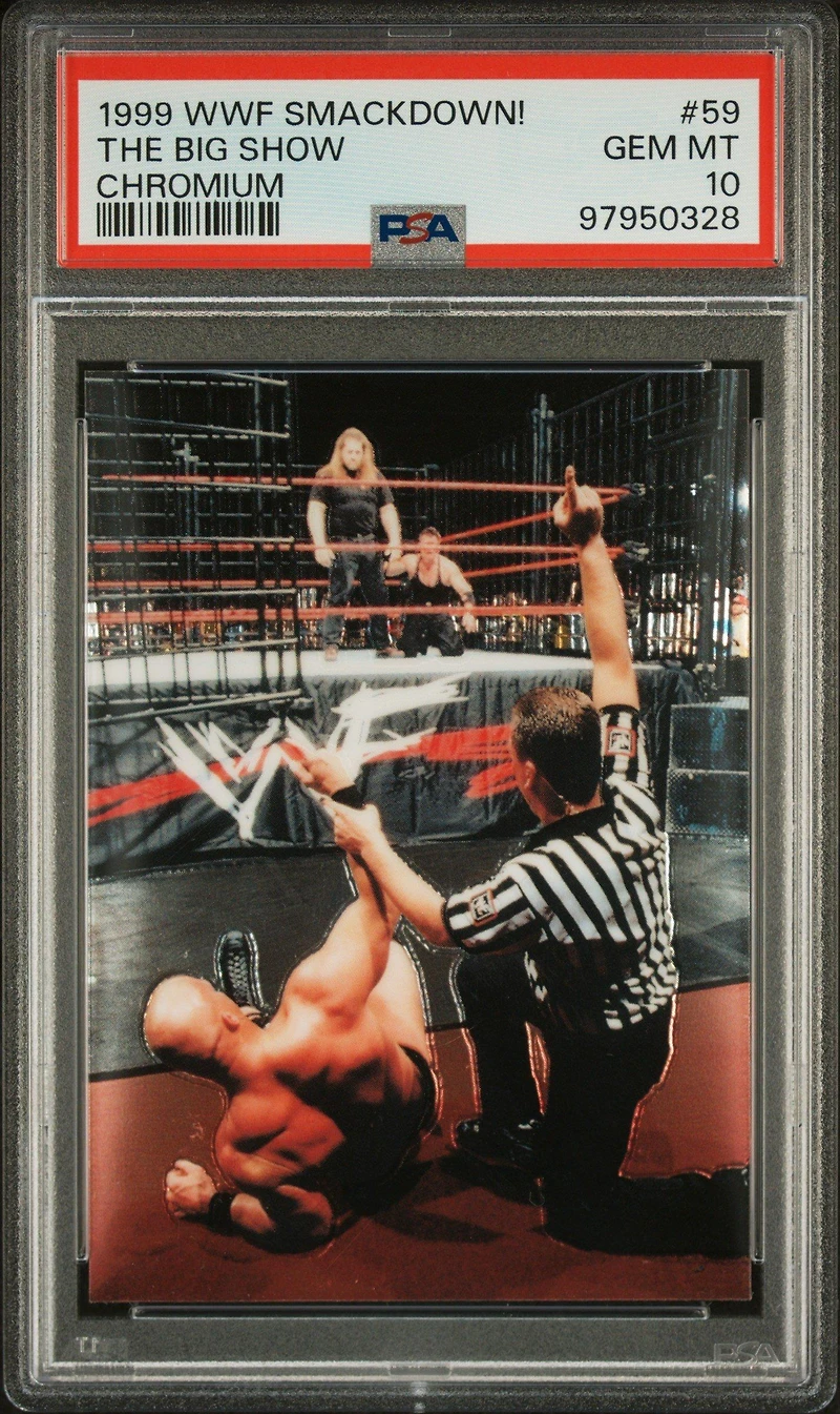 1999 Wwf Smackdown! Chromium 59 The Big Show PSA 10