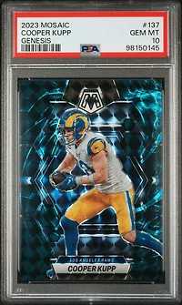 2023 Panini Mosaic 137 Cooper Kupp Genesis PSA 10