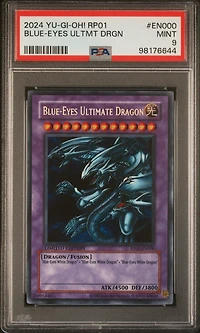 2024 Yu-gi-oh! Rp01-retro Pack En000 Blue-eyes Ultimate Dragon PSA 9