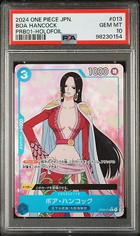 2024 One Piece Japanese Prb01-premium Booster -one Piece Card The Best- 013 Boa Hancock Holofoil PSA 10