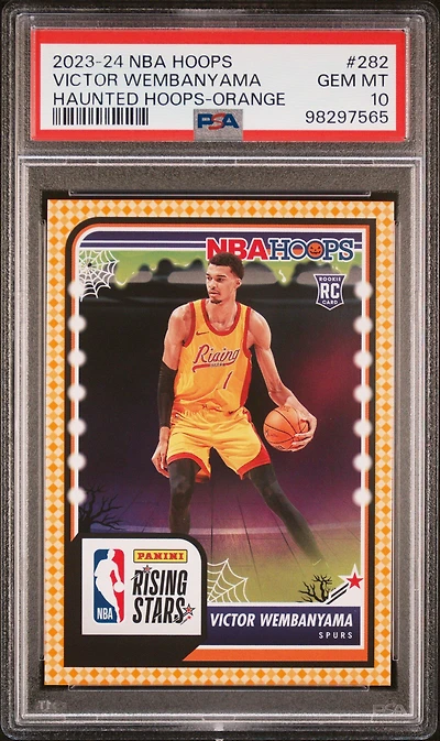 2023 Panini Nba Haunted Hoops Victor Wembanyama Orange PSA 10