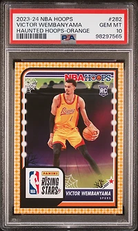 2023 Panini Nba Haunted Hoops Victor Wembanyama Orange PSA 10