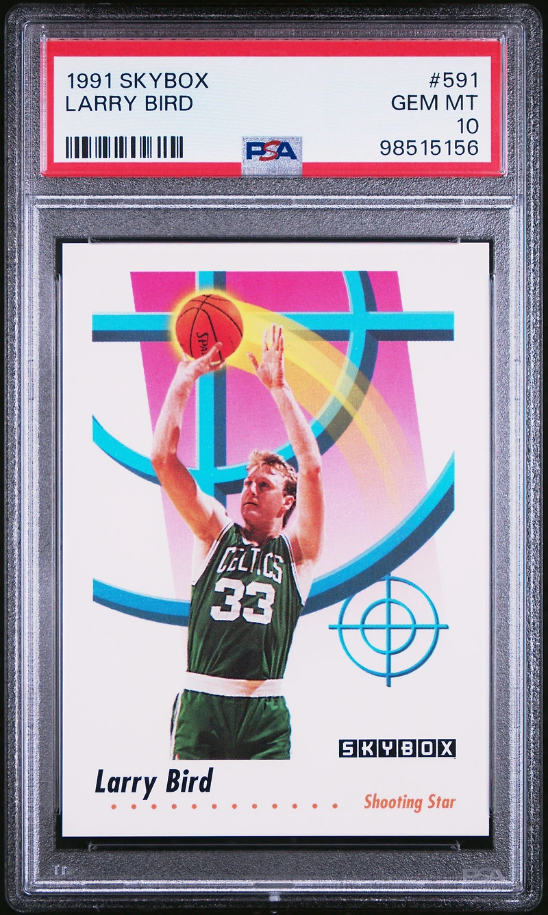 1991 Skybox 591 Larry Bird PSA 10