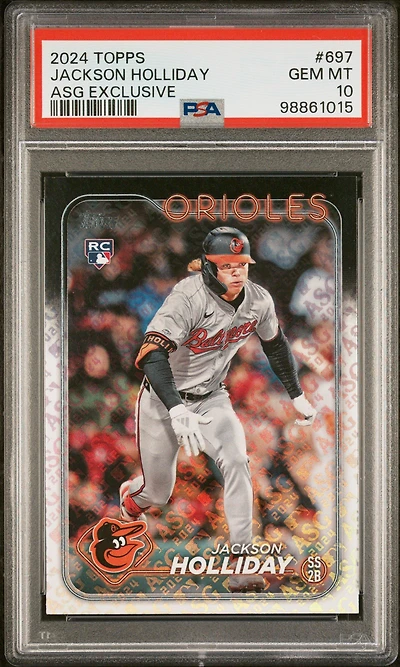 2024 Topps 697 Jackson Holliday All-star Game Exclusive PSA 10
