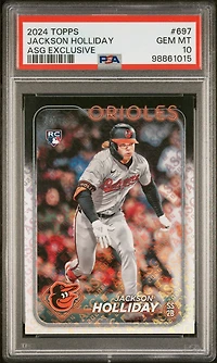 2024 Topps 697 Jackson Holliday All-star Game Exclusive PSA 10