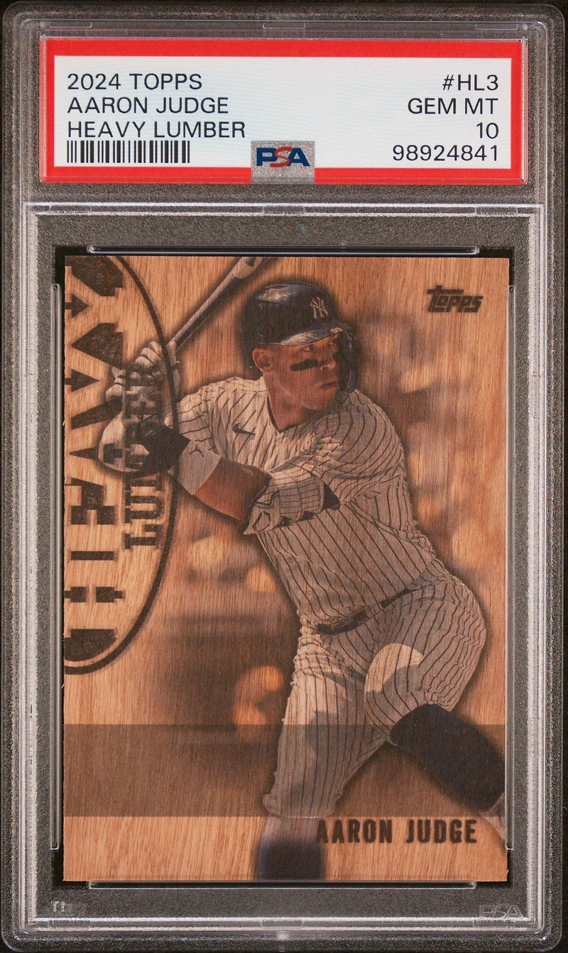 2024 Topps Heavy Lumber Hl3 Aaron Judge PSA 10