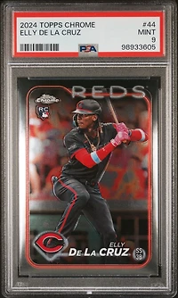 2024 Topps Chrome 44 Elly De La Cruz PSA 9