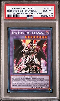 2022 Yu-gi-oh! Tin Of The Pharaoh's Gods En264 Red-eyes Dark Dragoon 1st Edition PSA 10