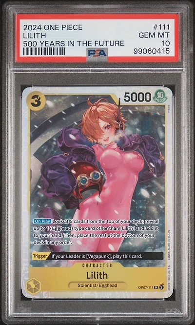 2024 One Piece 500 Years In The Future 111 Lilith PSA 10