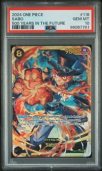 2024 One Piece Op07-500 Years In The Future 118 Sabo PSA 10