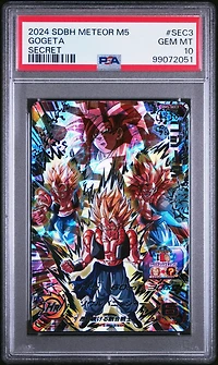 2024 Super Dragon Ball Heroes Meteor Mission 5 Sec3 Gogeta Secret PSA 10