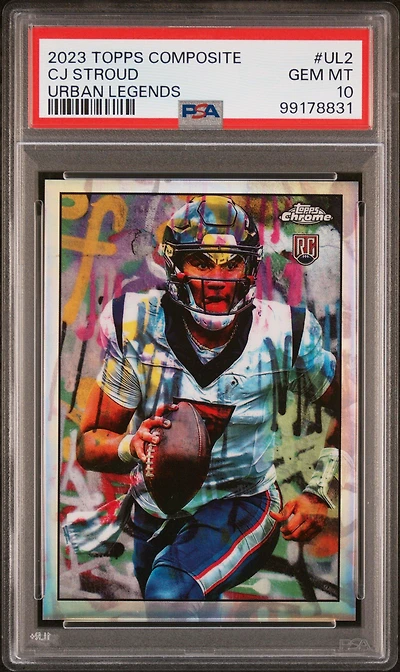 2023 Topps Composite Urban Legends Ul2 Cj Stroud PSA 10