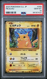 2023 Pokemon Japanese Cll-trading Card Game Classic Charizard & Ho-oh Ex Deck 008 Pikachu PSA 10