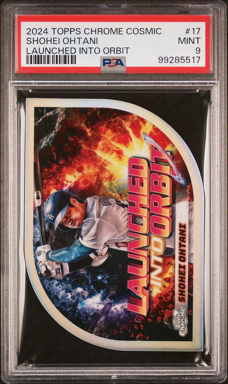 2024 Topps Chrome Cosmic Launched Into Orbit 17 Shohei Ohtani PSA 9
