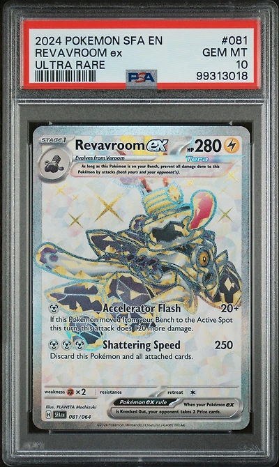 2024 Pokemon Sfa En-shrouded Fable 081 Revavroom Ex Ultra Rare PSA 10