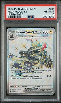 2024 Pokemon Sfa En-shrouded Fable 081 Revavroom Ex Ultra Rare PSA 10