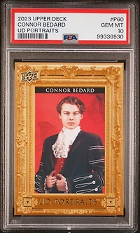2023 Upper Deck Ud Portraits P60 Connor Bedard PSA 10