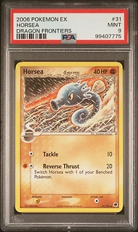 2006 Pokemon Ex Dragon Frontiers 31 Horsea PSA