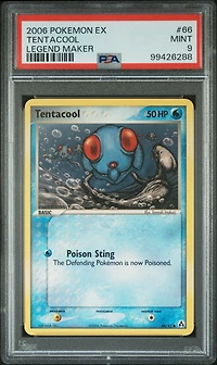 2006 Pokemon Ex Legend Maker 66 Tentacool PSA 9