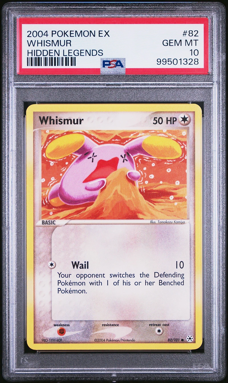 2004 Pokemon Ex Hidden Legends 82 Whismur PSA 10