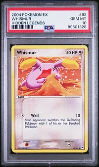2004 Pokemon Ex Hidden Legends 82 Whismur PSA 10