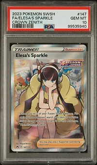 2023 Pokemon Sword And Shield Crown Zenith 147 Full Art/elesa's Sparkle PSA 10