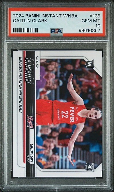 2024 Panini Instant Wnba 139 Caitlin Clark PSA 10