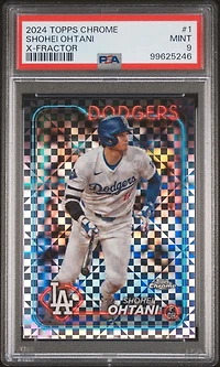 2024 Topps Chrome 1 Shohei Ohtani X-fractor PSA 9