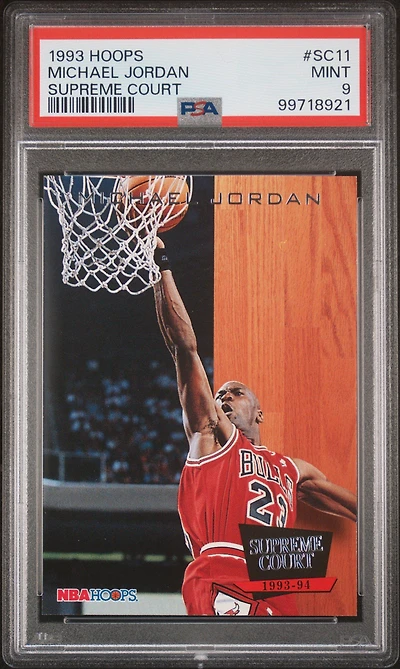 1993 Hoops Supreme Court Sc11 Michael Jordan PSA 9