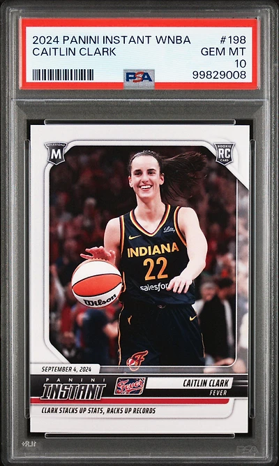 2024 Panini Instant Wnba 198 Caitlin Clark PSA 10