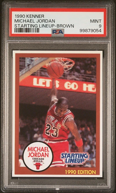 1990 Kenner Starting Line-up Michael Jordan Brown PSA 9