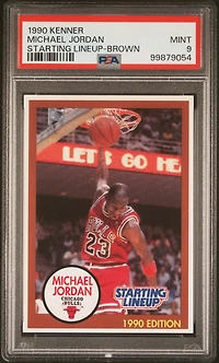 1990 Kenner Starting Line-up Michael Jordan Brown PSA 9