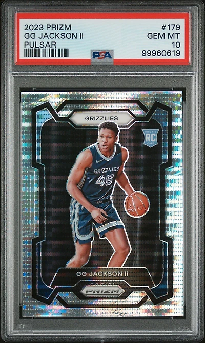 2023 Panini Prizm 179 Gg Jackson Ii Pulsar PSA 10