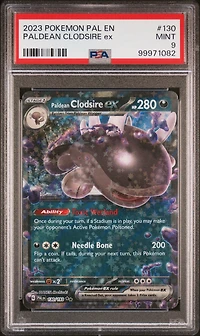 2023 Pokemon Pal En-paldea Evolved 130 Paldean Clodsire Ex PSA 9