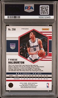 2020 Panini Mosaic Tyrese Haliburton Reactive PSA