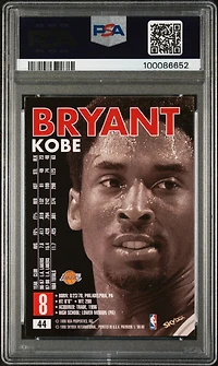 1998 Skybox Premium 44 Kobe Bryant PSA 9